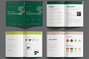 Modern Brand Guideline Template, a Brochure Template by MightyDesign (Thumbnail 2 of 6)