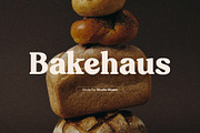 Bakehaus - Retro Bakery Display Font, a Serif Font by Studio Moara (Thumbnail 1 of 8)