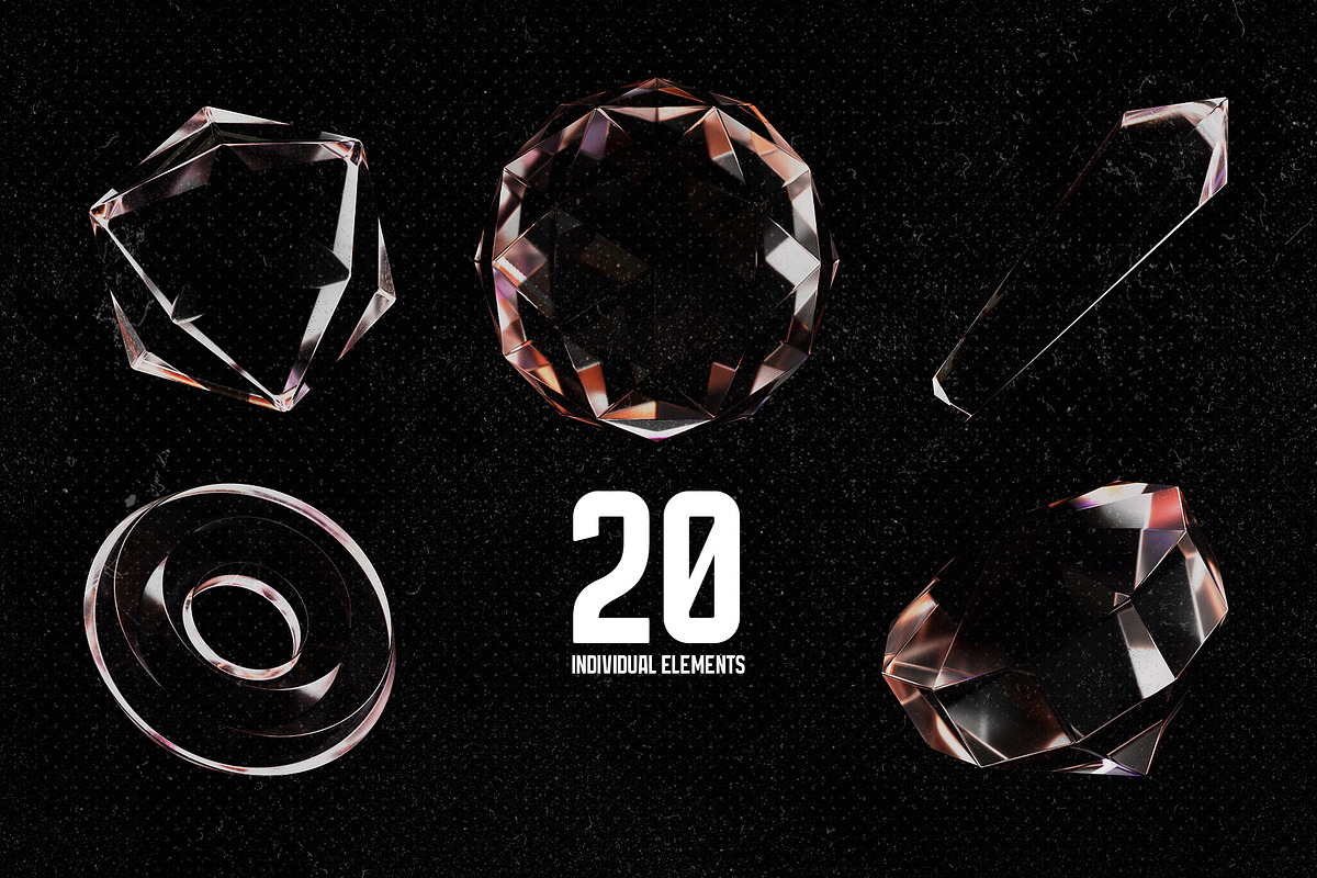 Refraction Glass 3d, a Graphic by Mio Buono (Photo 8 of 11)