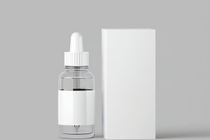 Dropper Bottle Mockup, a Packaging Mockup by renderstockmarket