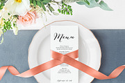 Typography script wedding invite set, an Invitation Template by Inkpower (Thumbnail 5 of 7)