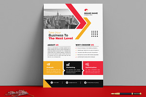Business Flyer Layout Design, a Flyer Template by MightyDesign
