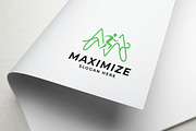 Mountain and Human Fitness Letter M, a Branding & Logo Template by Design_Planet (Thumbnail 2 of 2)