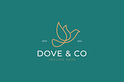 Dove Bird Logo Wellness Charity, a Branding & Logo Template by Signatoro (Thumbnail 1 of 2)