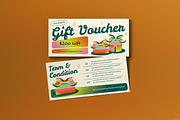 Green Gradient Gift Voucher, a Card Template by graphicook (Thumbnail 3 of 3)