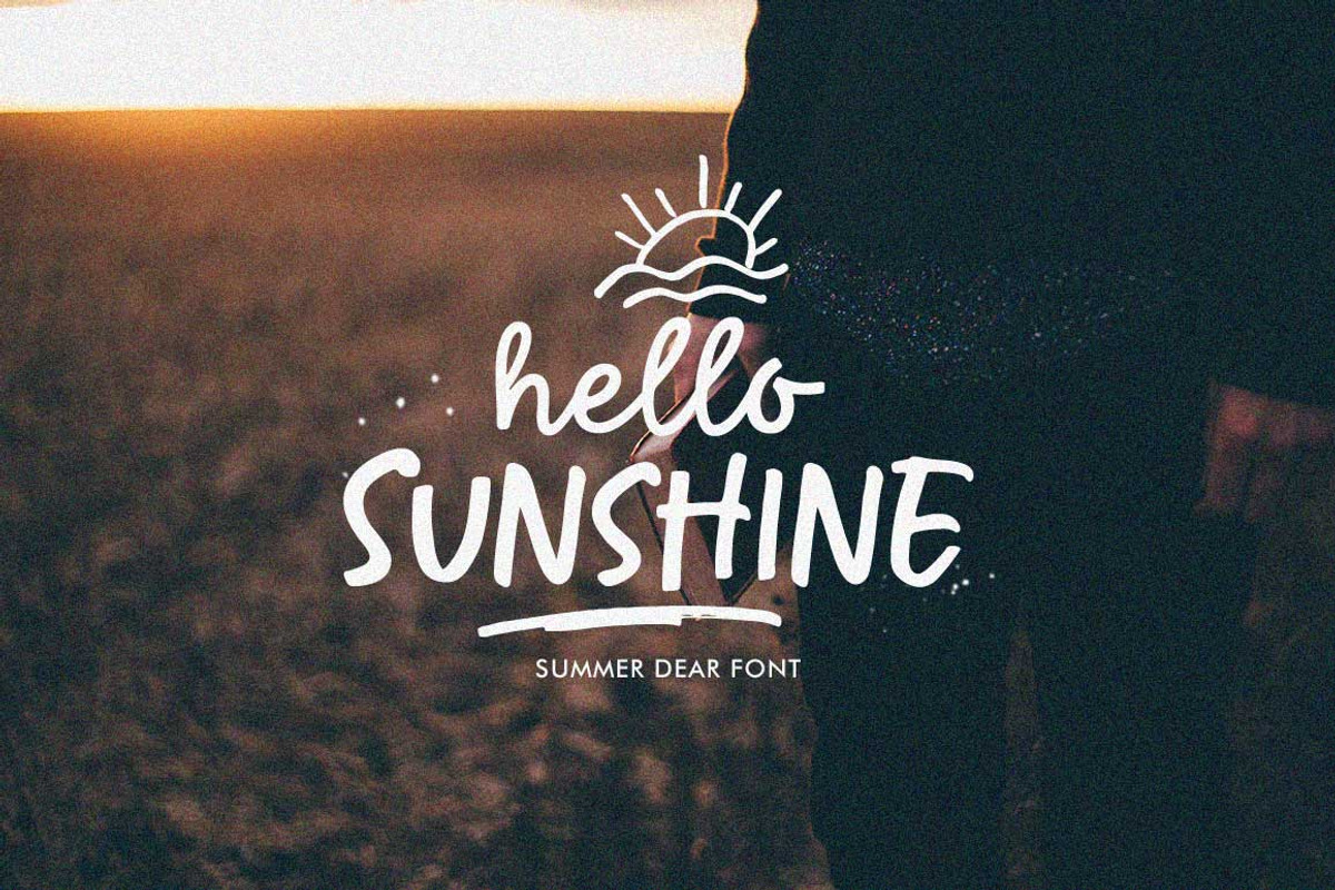 Summer Dear Font Duo + Extras, a Script Font by Lucky Type (Photo 8 of 12)