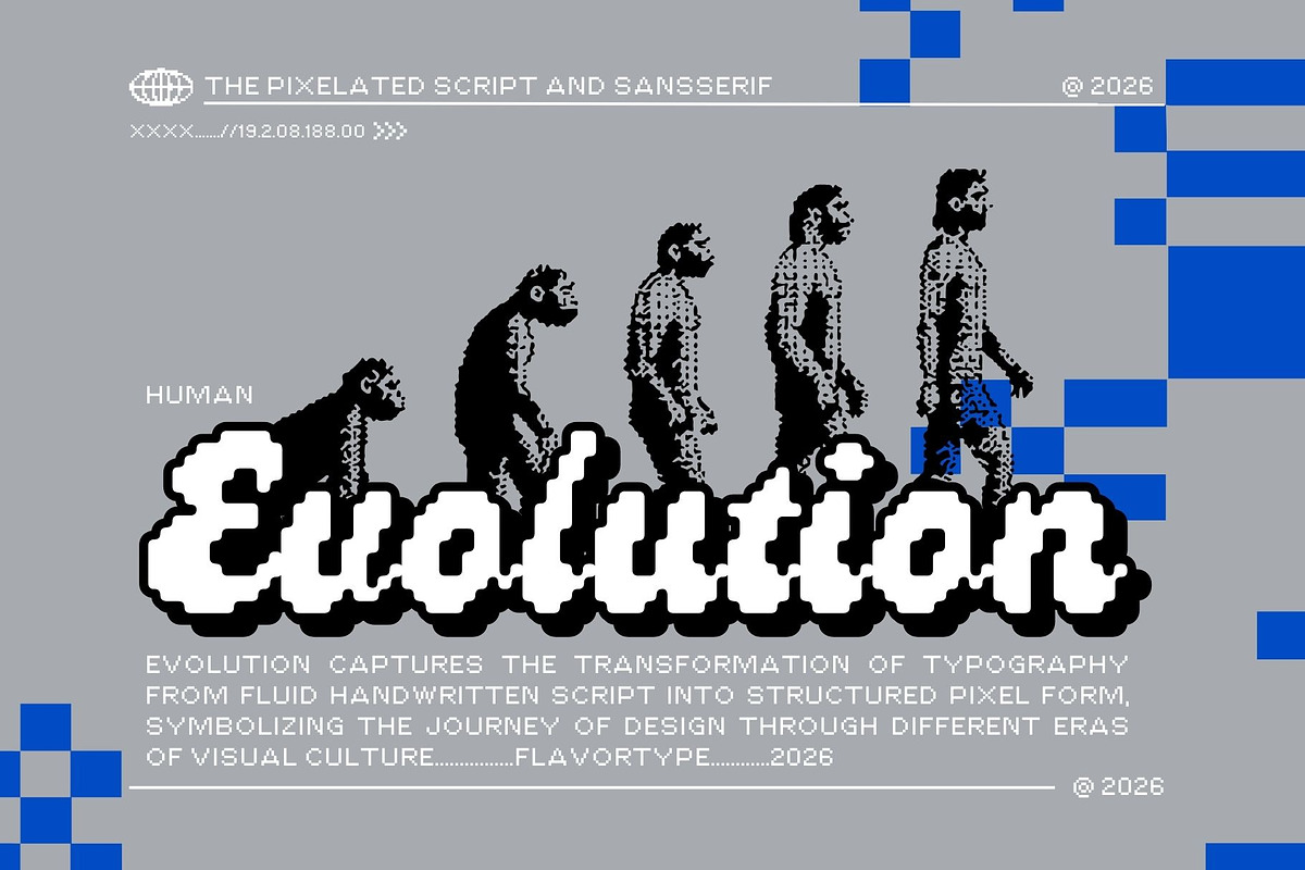 Genty - Pixel Edition, a Script Font by Flavortype (Photo 15 of 18)