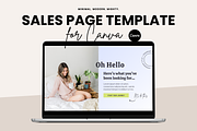 DAWN | Canva Sales Page Template, a Landing Page Template by Erin Cassidy (Thumbnail 1 of 6)