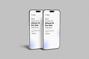 High Qualit iPhone 16 Pro Max Mockup, an iPhone Mockup by swsi-studio (Thumbnail 2 of 5)