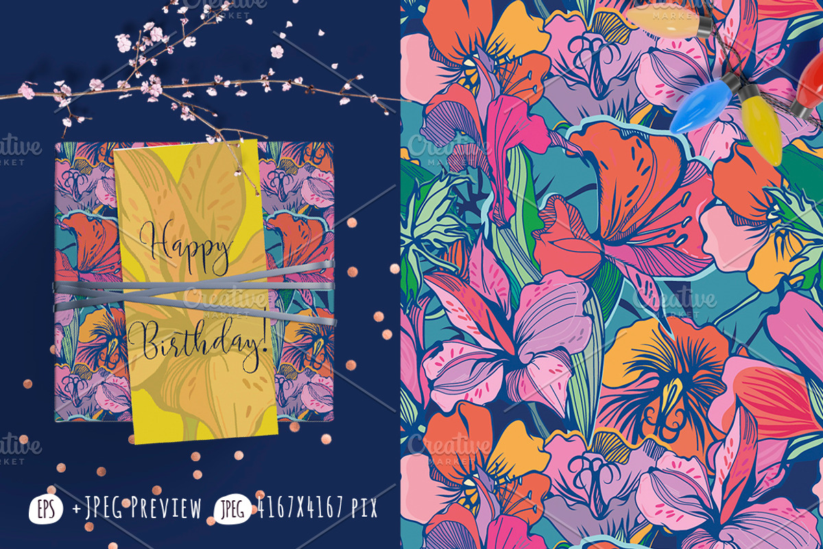 Dream Garden, a Pattern Graphic by Marusha Belle (Photo 5 of 7)