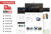 Vehicle - Bootstrap Template, a HTML Template by CreativeGigs (Thumbnail 1 of 6)