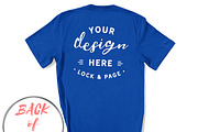 Back Of T-Shirt BC3001 Mockup Bundle, a Shirt Mockup by lock and page (Thumbnail 29 of 88)