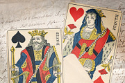Antique French Whist Playing Cards, an Object Graphic by Betty Nane (Thumbnail 1 of 4)