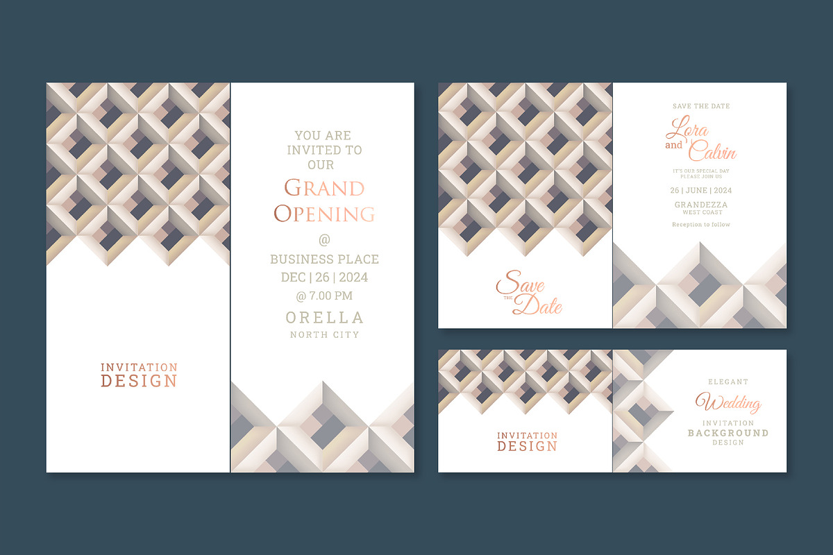 175+ Abstract Vector Invitations, an Invitation Template by M6 Gallery (Photo 7 of 126)