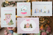 Watercolor Christmas Wonderland, an Object Graphic by Kattypainting (Thumbnail 6 of 6)