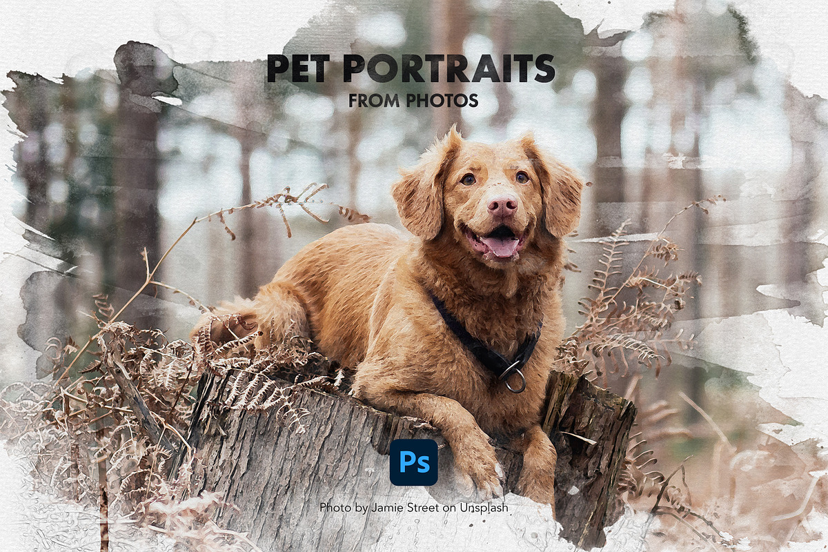 Watercolor Effect Photoshop Creator, a Templates & Theme by AdeptDept (Photo 2 of 10)
