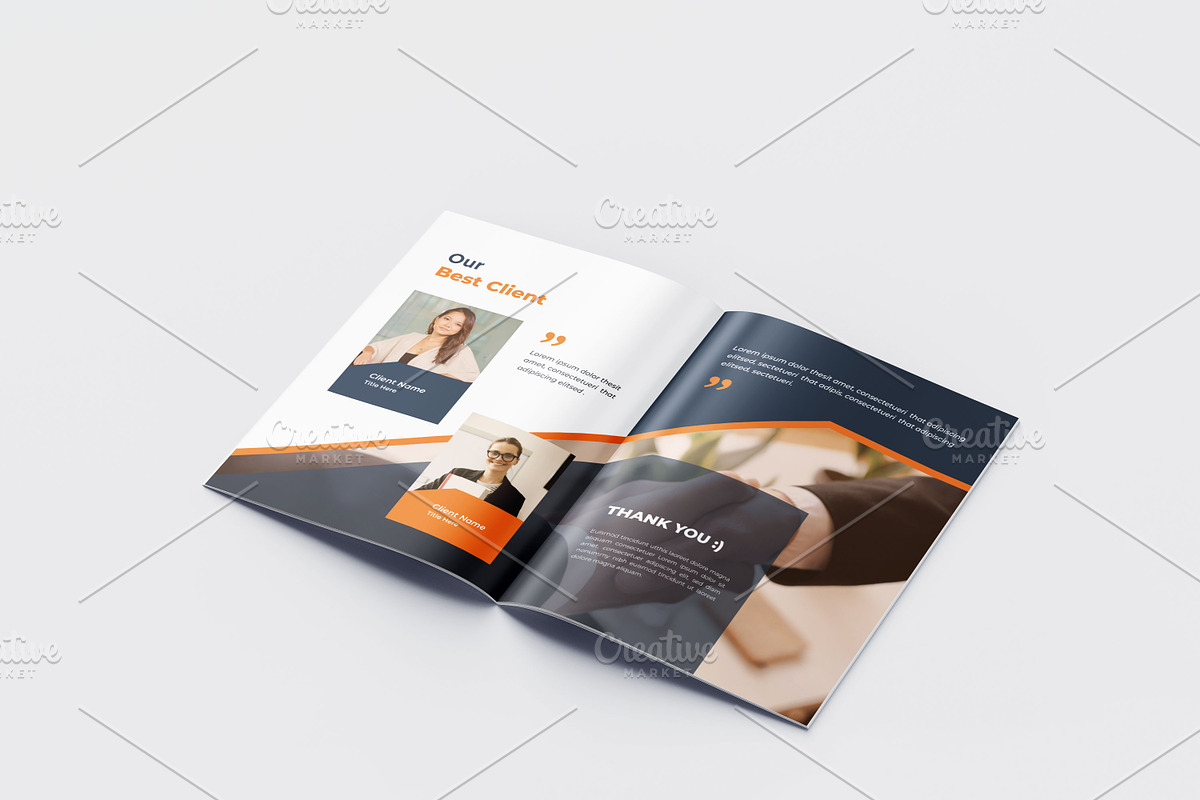 Company Profile | Brochure Template, a Brochure Template by MD Foysal Hossain (Photo 9 of 9)