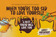 Honey Mushroom -Display Cartoon Font, a Font by Gassstype (Thumbnail 5 of 8)