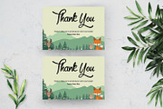Woodland Baby Shower Template Suite, an Invitation Template by SmmrDesign (Thumbnail 5 of 5)