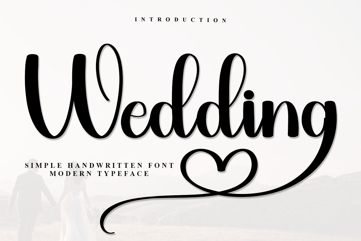 Wedding, a Handwritten Font by InermediaSTUDIO (Photo 1 of 7)