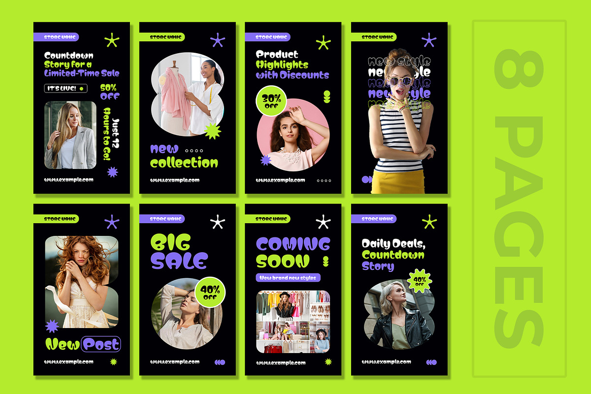 Brand Social Media Story Layout, a Social Media Template by ContestDesign (Photo 1 of 3)