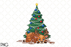 Funny Christmas PNG, an Illustration by Black Bird Studio