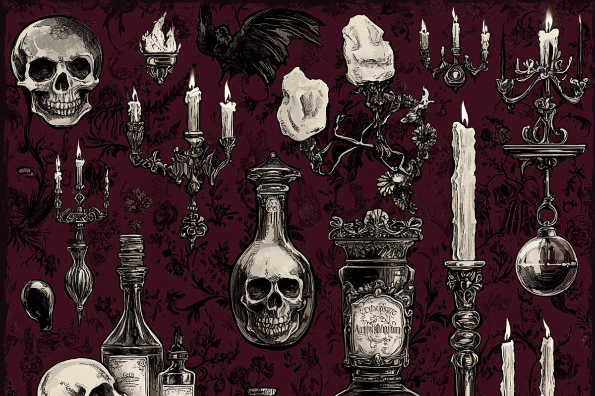 Gothic Victorian Apothecary, a Background Graphic by Printable Treasure (Photo 4 of 4)