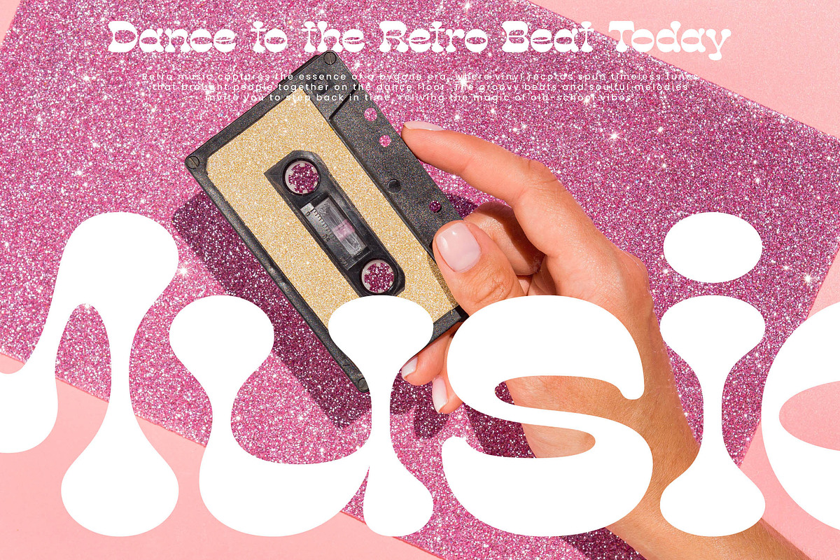 Mirage Virtual Retro Groovy Font, a Serif Font by timelesstype.co (Photo 9 of 20)