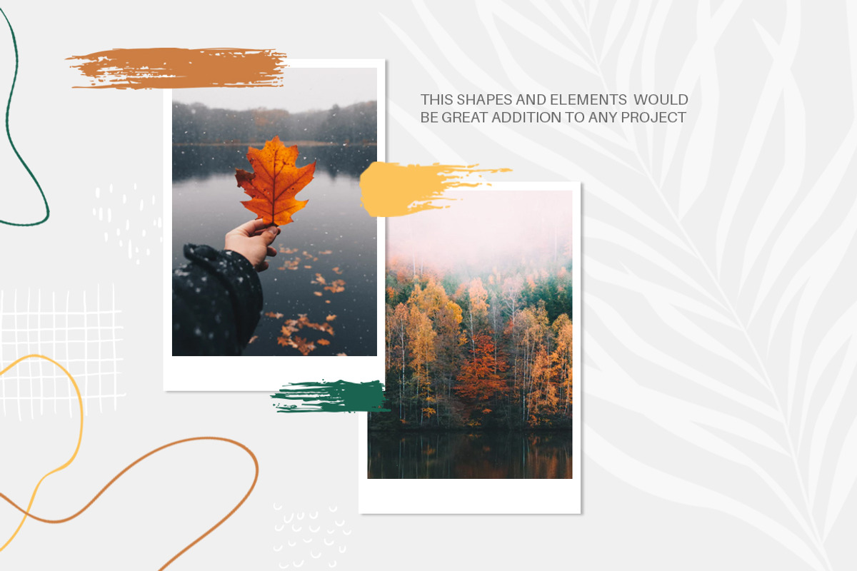 Abstract set. Autumn collection!, an Object Graphic by Ivanna-Ivashka (Photo 11 of 11)