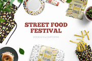 Street Food Festival, a Decorative Illustration by helgascandinavus (Thumbnail 1 of 13)