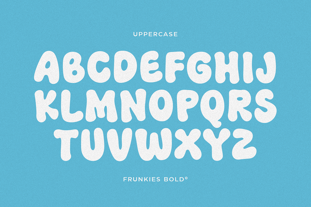 Frunkies – Chunky Bold Font, a Sans Serif Font by Pixesia Studio (Photo 12 of 15)