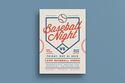 Baseball Night Flyer, a Flyer Template by Guuver (Thumbnail 1 of 3)