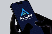 Letter A - Nature Tech Logo, a Branding & Logo Template by Design_Planet (Thumbnail 2 of 3)