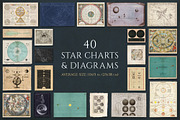 120 Vintage Celestial Ephemera, an Object Graphic by The Object Atlas (Thumbnail 4 of 7)