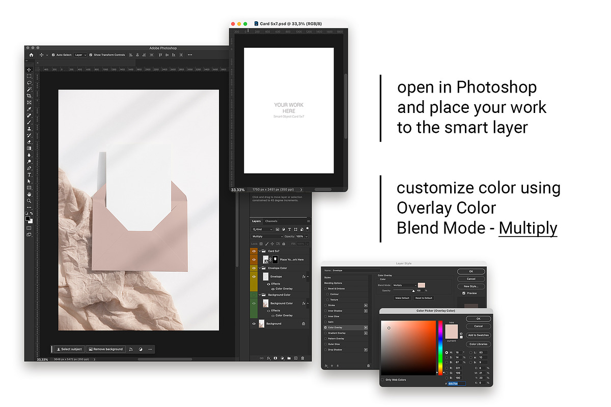5x7CardEnvelopeMockupBundle Canvab32, an Advertising Mockup by PawMockups (Photo 9 of 12)
