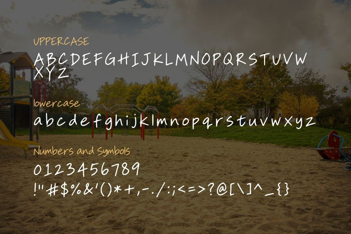 Dovrani | Simple Display Font, a Handwritten Font by Everyday Perfection (Photo 2 of 5)