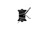 Sewing thread spool and needle, a Graphic by hafijul (Thumbnail 3 of 10)