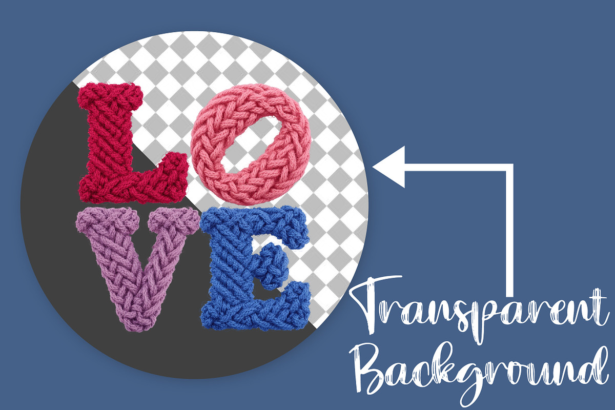 Faux Yarn Love Valentine Png, an Illustration by Canvas Craft (Photo 2 of 7)