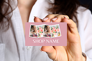 Blush Pink Business Card, a Business Card Template by SunshineStudioBoutique (Thumbnail 6 of 10)