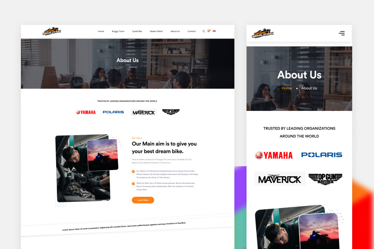 Bike Rental & Booking Figma Template, an UI Kit Template by ArtGalaxy (Photo 3 of 5)