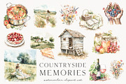 Countryside Memories, a Decorative Illustration by PeDe Designs (Thumbnail 8 of 15)
