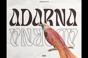 Berbanya - Funky Psychedelic Font, a Serif Font by Lurinzu Studios (Thumbnail 3 of 11)