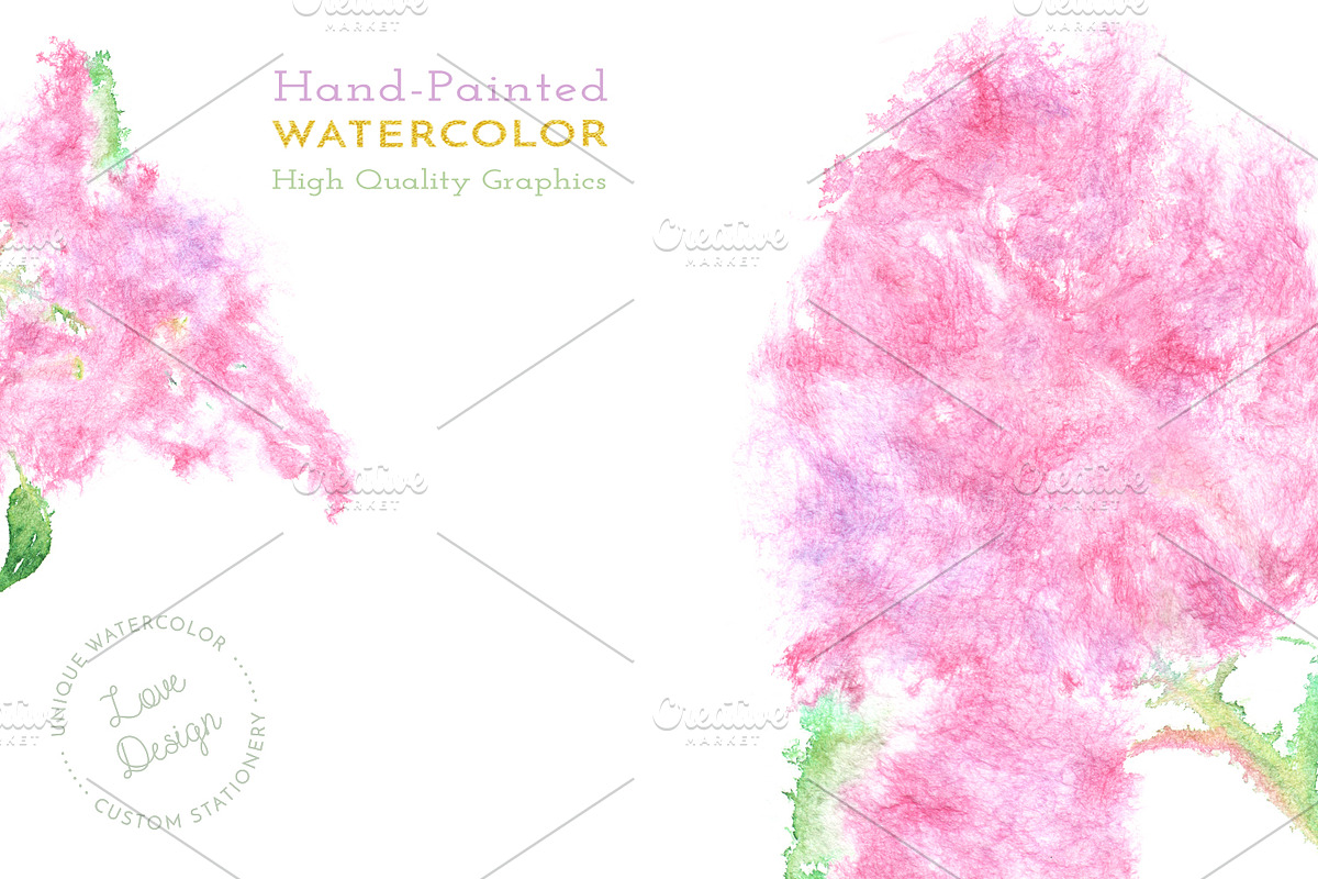Pink Lilac Watercolor Wedding Invite, an Invitation Template by Love Design (Photo 7 of 7)