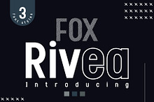 Fox Rivea: 3 Font Styles