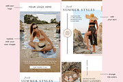 Fashion Ecommerce Email Template PSD, an Email Template by KikiBunnyCreative (Thumbnail 3 of 7)