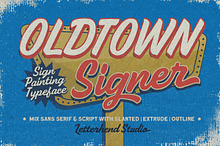 Oldtown Signer - Sign Painting Type