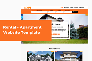 Rental - Apartment Website Template, a HTML Template by Ordasoft