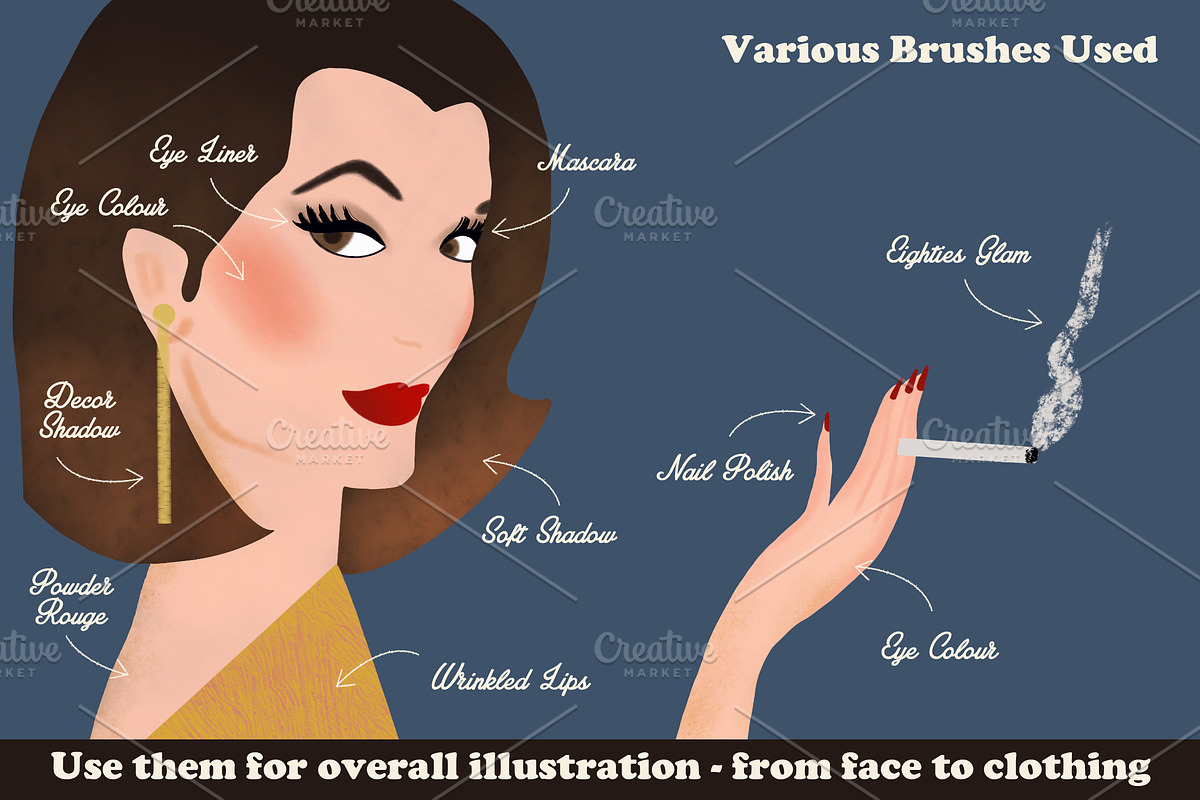 Beauty Brushes for Procreate preview 3