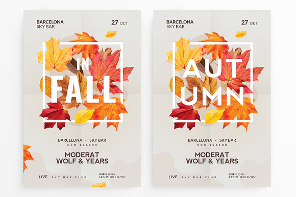 Autumn Fall Flyer preview 2