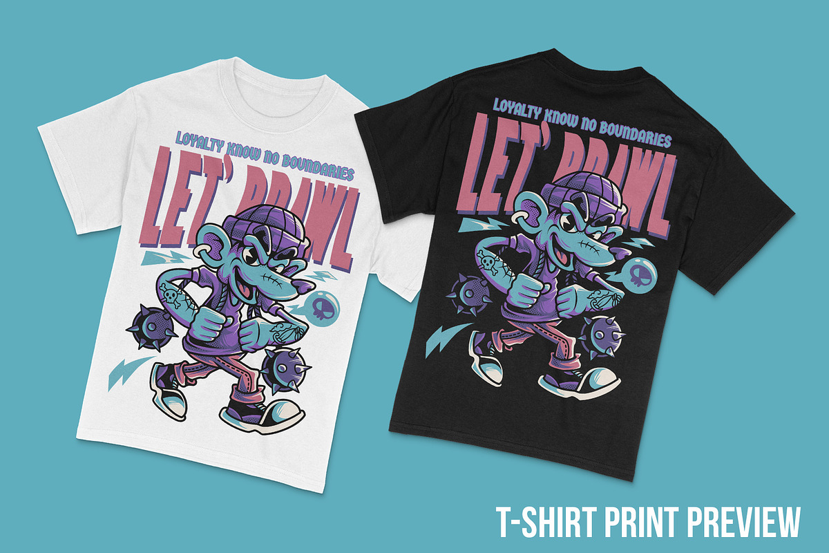 Let's Brawl Illustration, a Person Illustration by badsyxn (Photo 5 of 5)